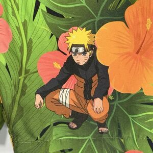 Naruto Mens Swim Trunks Shorts Black Anime Manga Cartoon Beach Swimwear Sz XXL